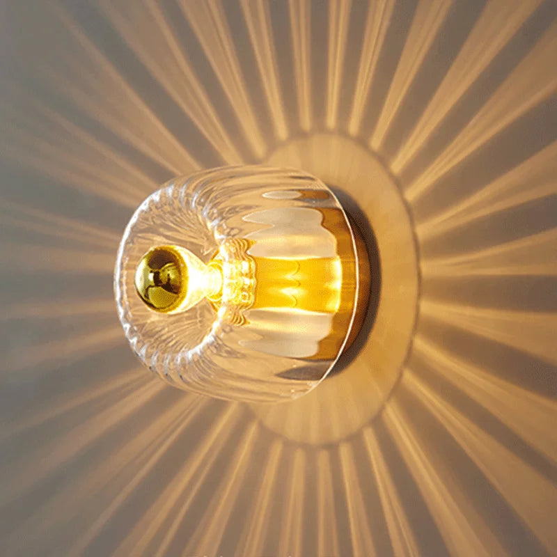 ™ LED Chandelier: Glass Wall Sconce for Restaurant, Bar, Living Room - Ceiling Lamp