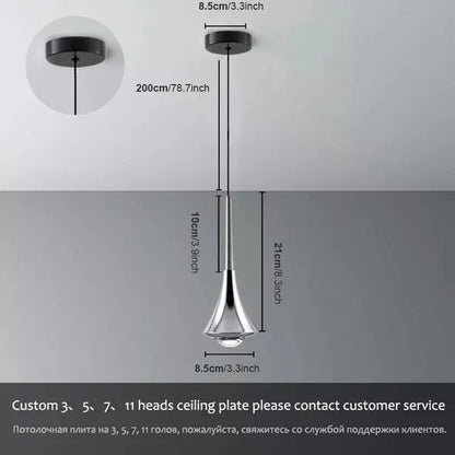 DecorBites™ Lodes Rain Pendant Lamp LED Light Danish Design Bedroom Living Room Decor