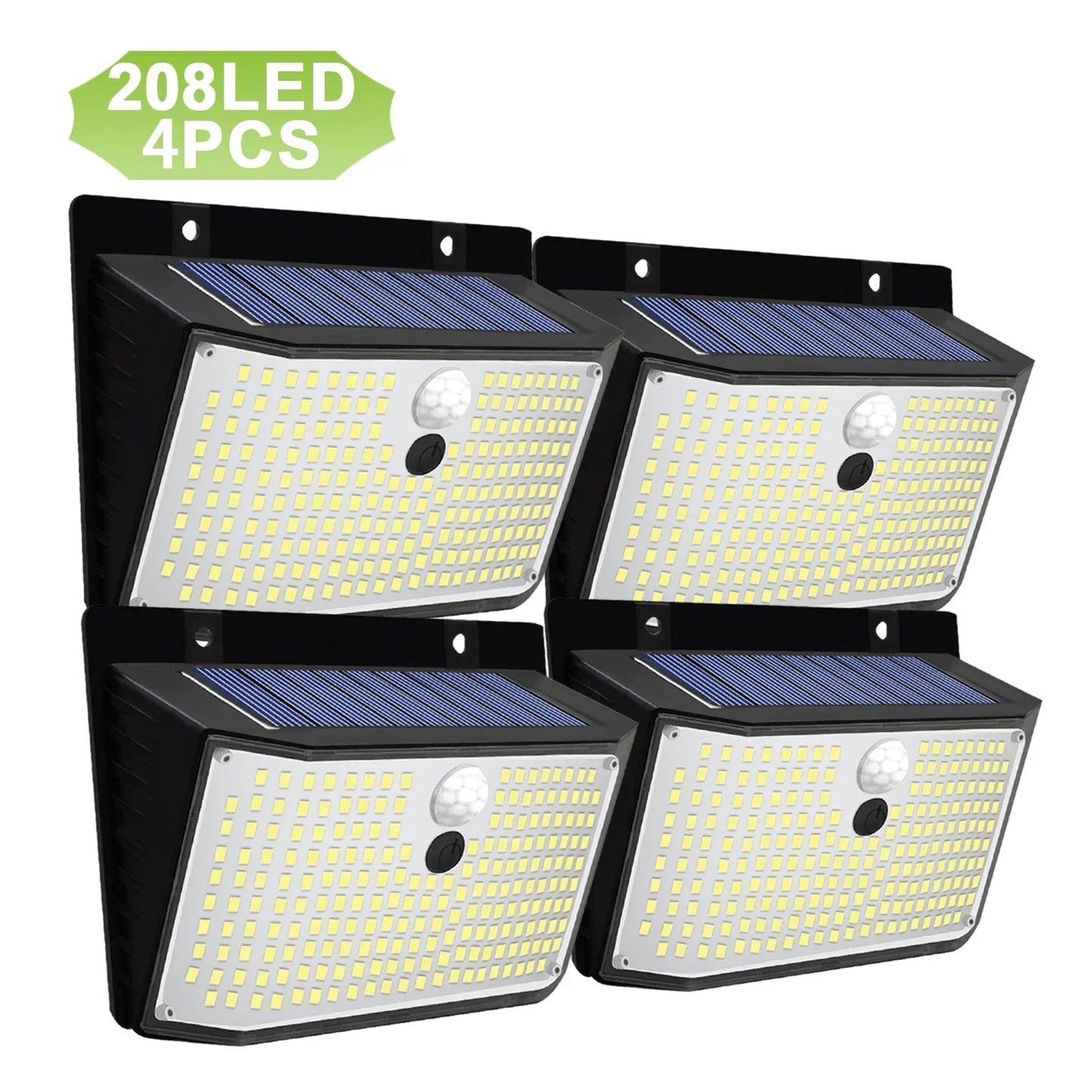DecorBites™ 138 LED Solar Wall Lamp Security Motion Sensor 3 Modes Fence Yard Deck