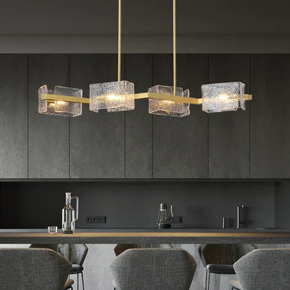 DecorBites™ Crystal Chandelier: Modern Luxury Pendant Light for Living Room, Restaurant, and Bar