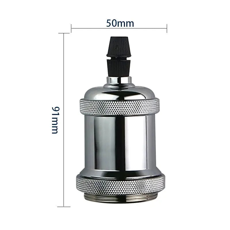 DecorBites™ Industrial E27 Screw Base Lamp Holder Ceiling Light Fixture