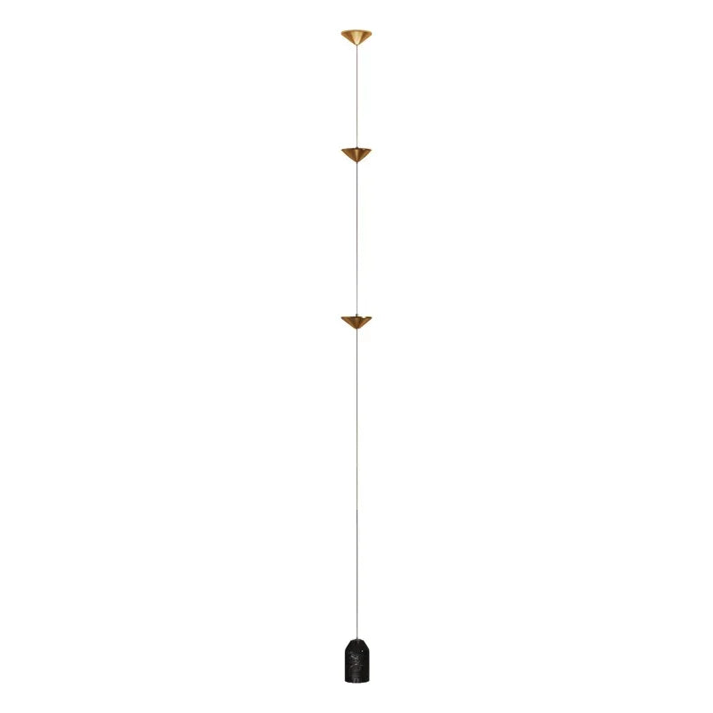 DecorBites™ Cone Design Art Iron Hanging Cable Floor Lamp