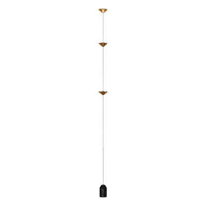 DecorBites™ Cone Design Art Iron Hanging Cable Floor Lamp