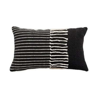 DecorBites™ Boho Geometric Tufted Tassel Cushion Cover 30x50/45x45cm