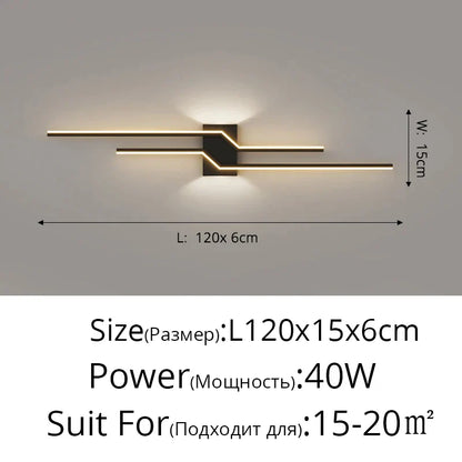 DecorBites™ LED Wall Lamp: Modern Design for Aisle, Bedroom, Closets. Ideal Indoor Lighting Solution.