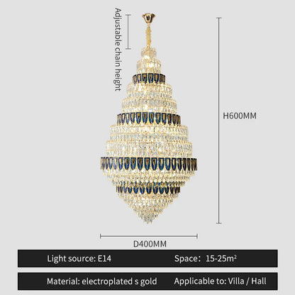 DecorBites™ Crystal Headlight Luxury Lighting for Villa, Hotel, and Restaurant