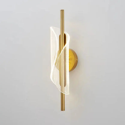 ™ Gold Black LED Wall Sconce Light for Bedroom Living room Aisle Corridor
