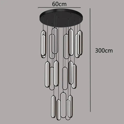 DecorBites™ LED Pendant Chandeliers for Living Room Staircase Indoor Lighting