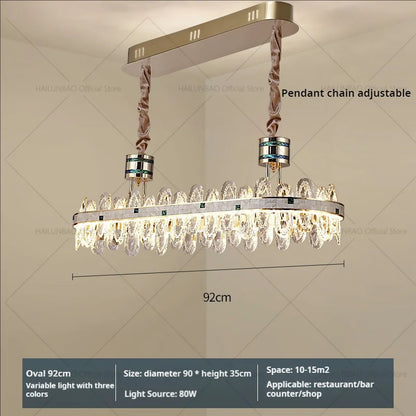 DecorBites™ 2024 High-End Villa Crystal Chandelier with Hollow Design for Luxurious Living Rooms