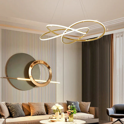 DecorBites™ Clover Stainless Steel Pendant Lamp, Luxe Four Leaf, 3 Colors
