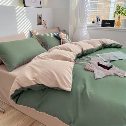 DecorBites™ Comfort King Size Bedding Set: Soft Duvet Cover & Pillowcases, Affordable & Durable