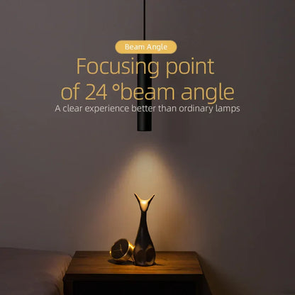 DecorBites™ Black LED Pendant Light 5W CRI 97 Double Anti-glare Spot Light for Living Room