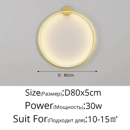 DecorBites™ Elegant Round Wall Sconces for Home Indoor Lighting