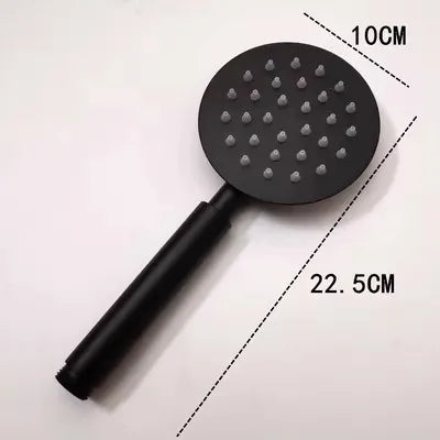 DecorBites™ Black High Pressure Handheld Shower Head for Water Saving and Bathroom Rainfall