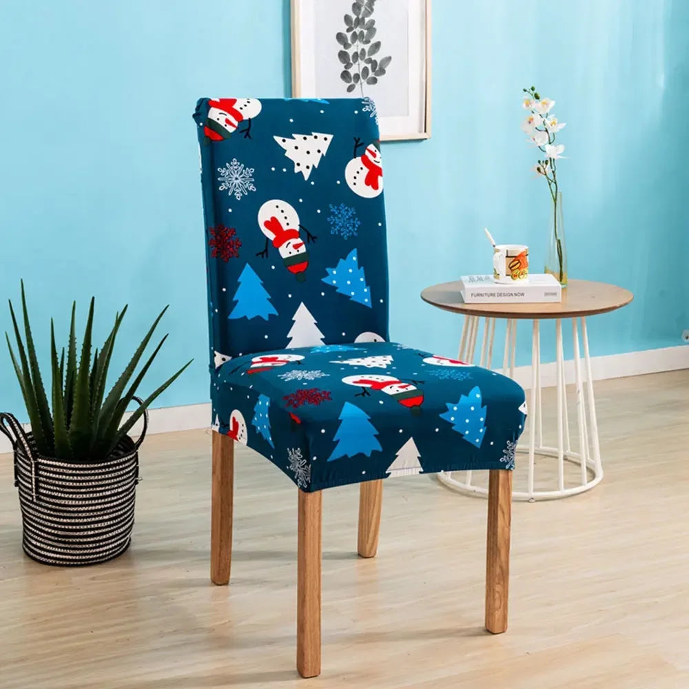 DecorBites™ Bohemian Mandala Stretch Chair Cover Slipcovers - Elastic Seat Case for Banquets