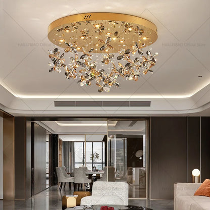 DecorBites™ Crystal Chandelier 2024 | Postmodern Luxury Dining Room Bedroom Kitchen Island Light