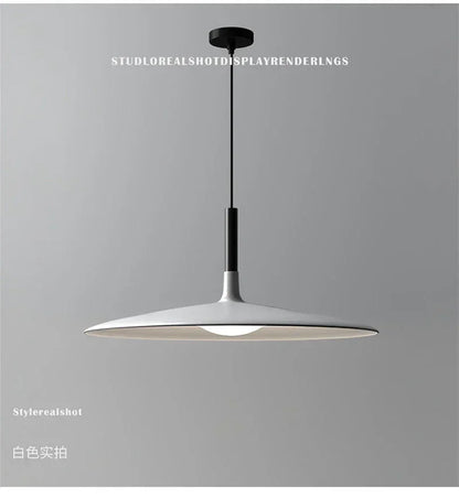 DecorBites™ LED UFO Pendant Lights: Nordic Aluminium Round Lamps for Home Decor and Indoor Lighting