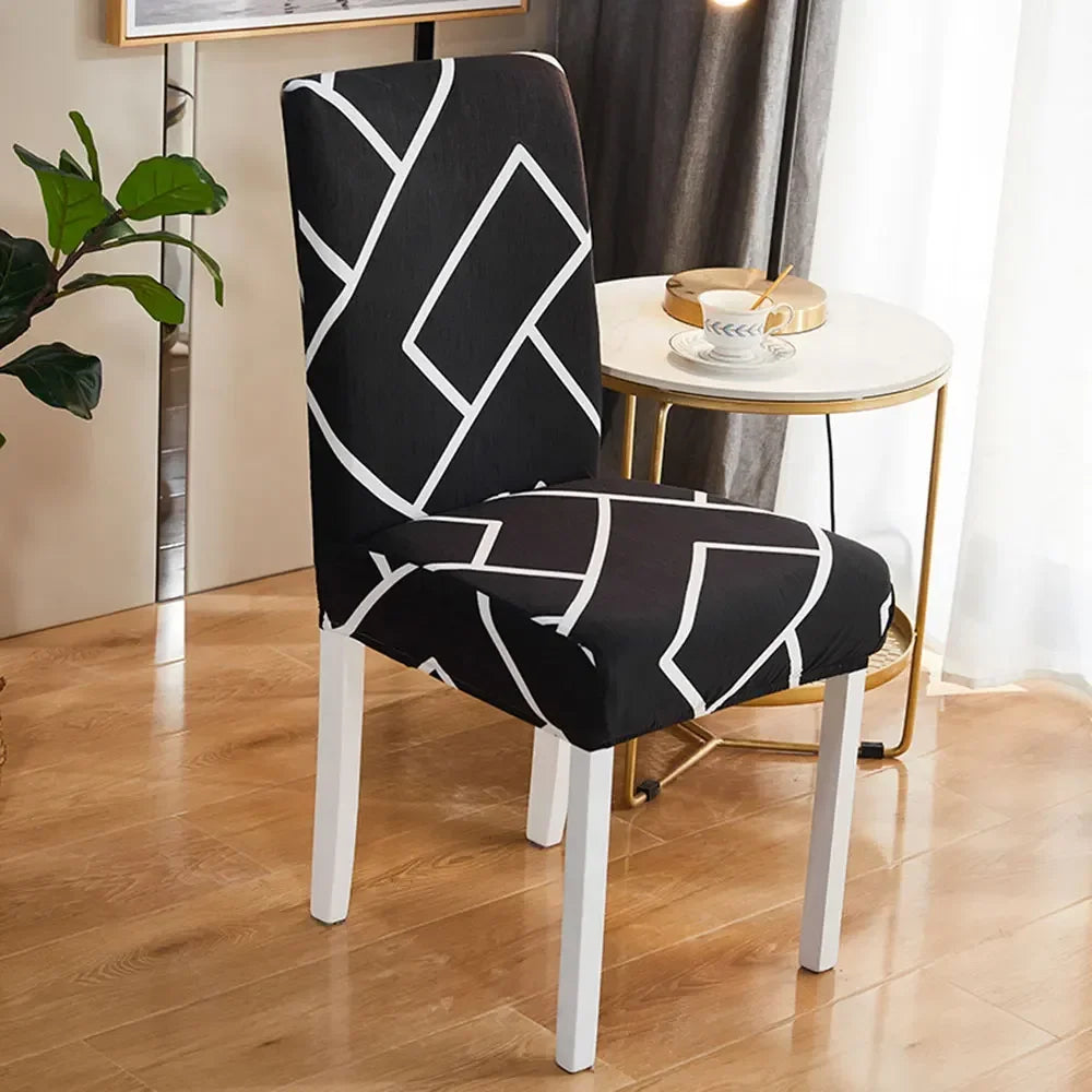 DecorBites™ Bohemian Mandala Stretch Chair Cover Slipcovers - Elastic Seat Case for Banquets