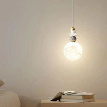 DecorBites™ Astronaut Lunar Pendant Light Modern Minimalist TV Bedroom Decor