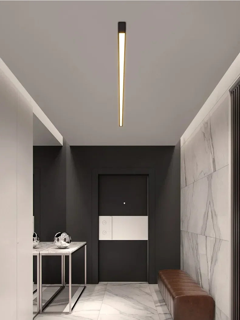 DecorBites™ Black Linear LED Ceiling Lamp for Living Room, Aisle, Dining Room