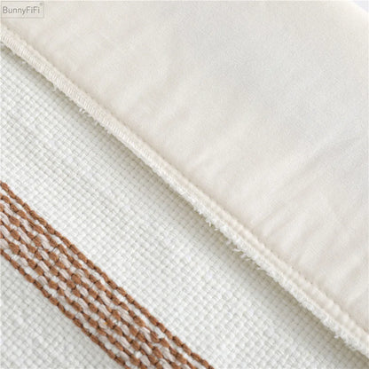 DecorBites™ Boho Woven Tassel Tufted Throw Pillow Case for Sofa Bed Chair