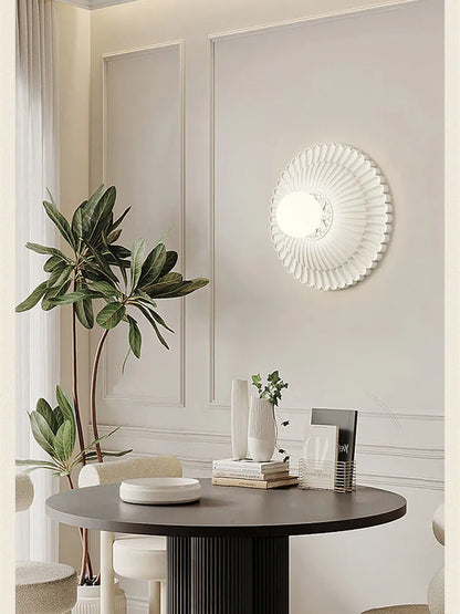 DecorBites™ French Cream Wind Wall Lamp - Pastoral Style Bedroom Sconce