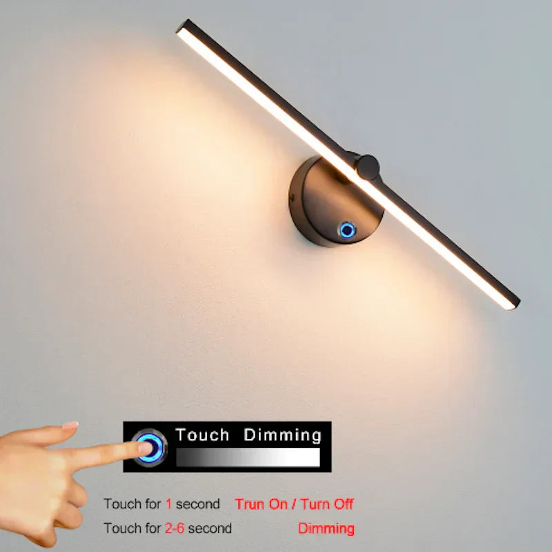 ™ Linear LED Vanity Wall Lamp 41CM with Switch & 300° Rotation