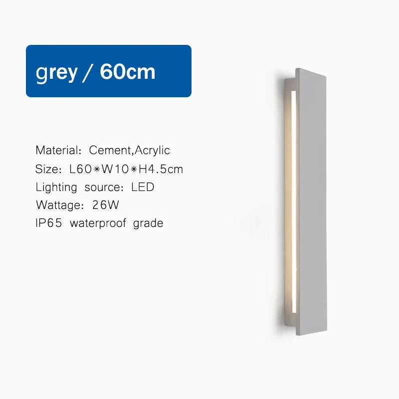 DecorBites™ LED Limestone Sconce Garden Porch Lamp for Country Villa Balcony Entrance