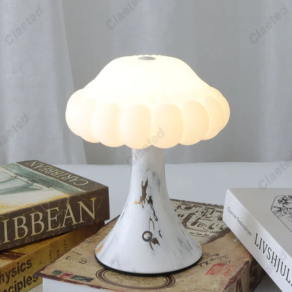 DecorBites™ LED Mushroom Night Light Touch Switch Bedside Lamp Kid's Room Decor