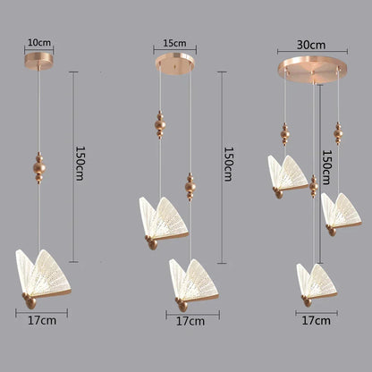 DecorBites™ LED Butterfly Hanging Lamp for Home Decor Lighting fixtures