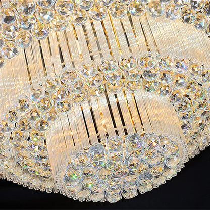 DecorBites™ Crystal LED Chandelier: Light Luxury Ceiling Lamps for Living Room, Bedroom, Kitchen, Hotel