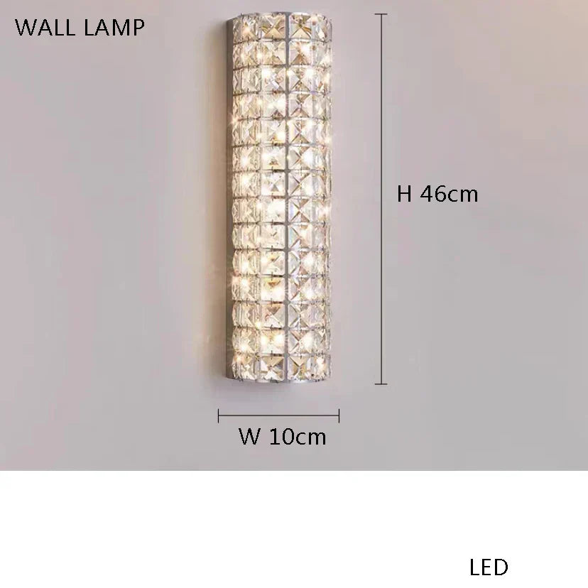 DecorBites™ Crystal LED Fan Light: 50W Remote Reversible Blade, Quiet, Timed, Invisible Design