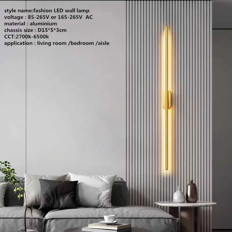 DecorBites™ Linear LED Tube Wall Sconce for Home Decor