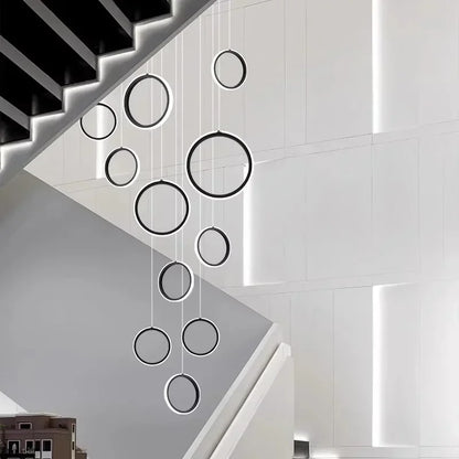 DecorBites™ LED Pendant Lights: Modern Minimalist Hanging Chandelier for Living & Dining Room