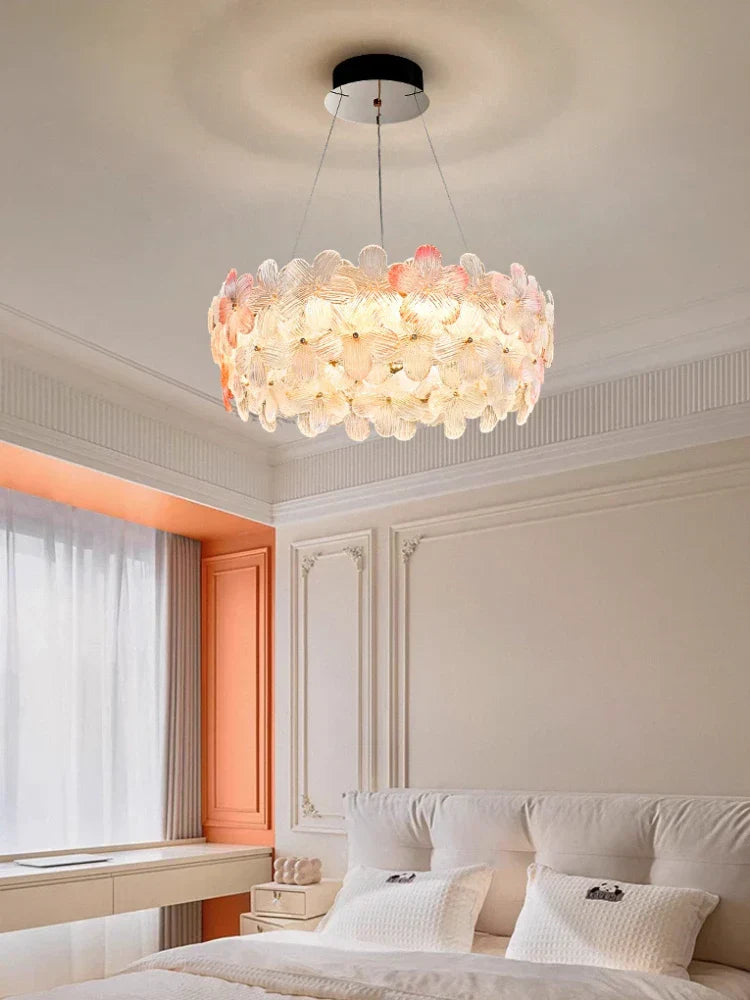 DecorBites™ Crystal Chandelier Ceiling Light for Living Room Bedroom Restaurant Hotel and Villa