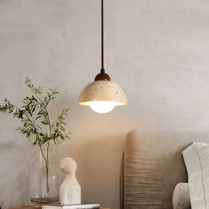 DecorBites™ Cave Stone Pendant Light Ceiling Hanging Lamp for Bedroom and Dining Room