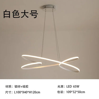 DecorBites™ LED Chandelier Modern Indoor Gold Decor Pendant Light Fixture for Home, Restaurant, Hotel