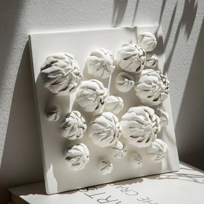DecorBites™ Bud Shape 3D Ceramic Wall Décor Pendant for Room Decoration