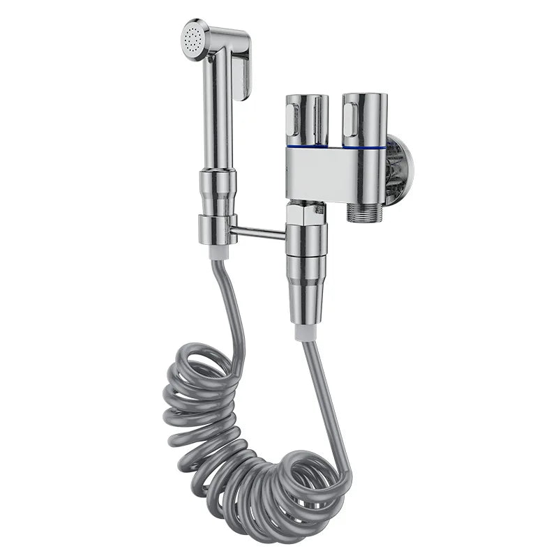 DecorBites™ Brass Bidet Set with High Pressure Gun for Wall Mounted Toilets