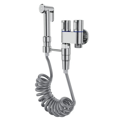 DecorBites™ Brass Bidet Set with High Pressure Gun for Wall Mounted Toilets