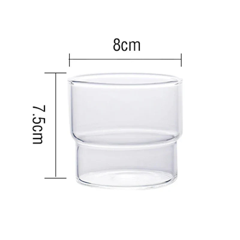 DecorBites™ Creative Glass Coffee Smoothie Cup | Heat-Resistant Drinkware for drinks
