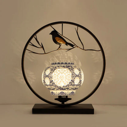 DecorBites™ Chinoiserie Table Floor Lamp - Elegant Living Room Bedroom Lighting