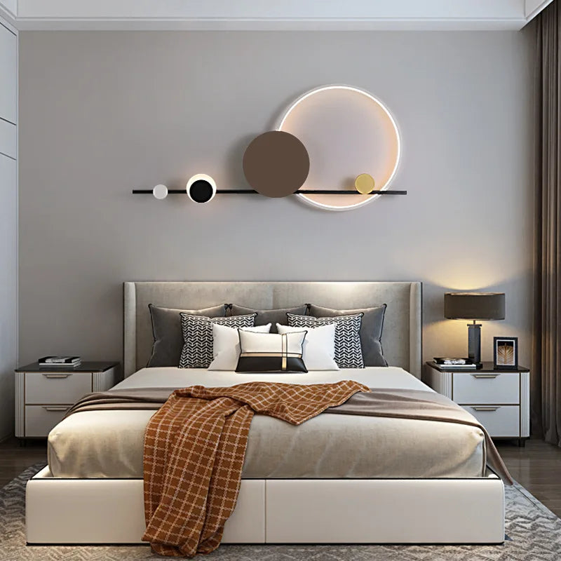DecorBites™ Art Deco LED Wall Lights: Hotel Dining Room Sconce Stairs Aisle Corridor Lamp