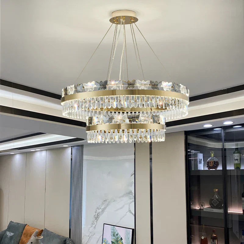 DecorBites™ Crystal Butterfly Living Room Lamp: Luxury Postmodern Dining Room Lighting