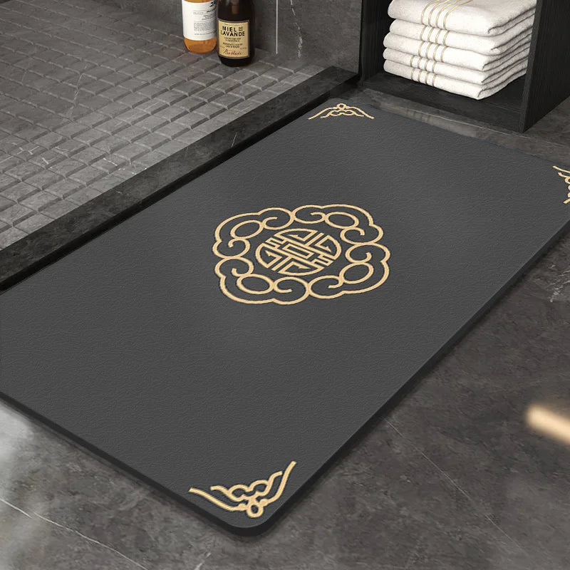 DecorBites™ Chinese Style Diatom Mud Entry Door Mat - Super Absorbent & Anti-Slip