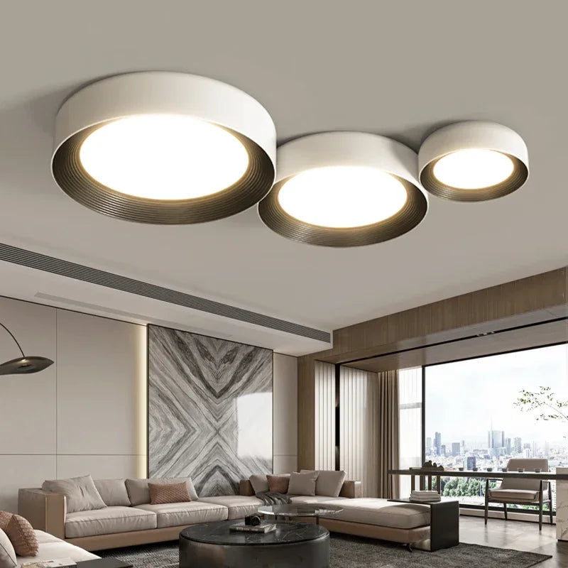 DecorBites™ LED Ceiling Lights: Modern Dimmable Square Circular Lamps for Bedroom, Aisle, Home Lighting