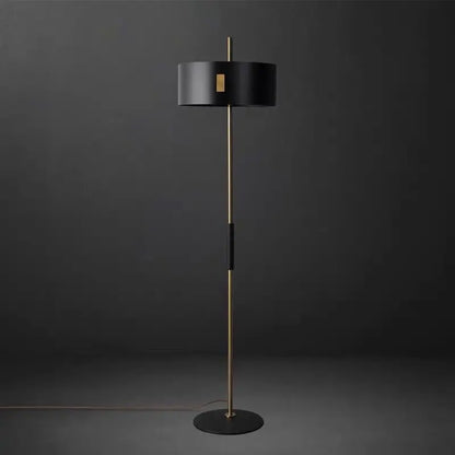 DecorBites™ Black Metal E27 Floor Lamp for Stylish Indoor Lighting