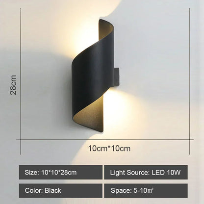 DecorBites™ LED Acrylic Wall Light Shade for Bedroom Living Room Home décor