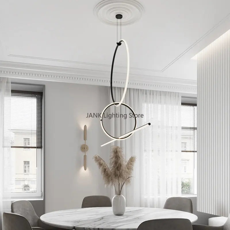 DecorBites™ LED Geometric Pendant Lights for Modern Living Room Decor