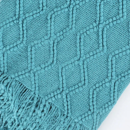 ™ Knitted Woolen Blanket - Cozy Home Accent and Travel Essential